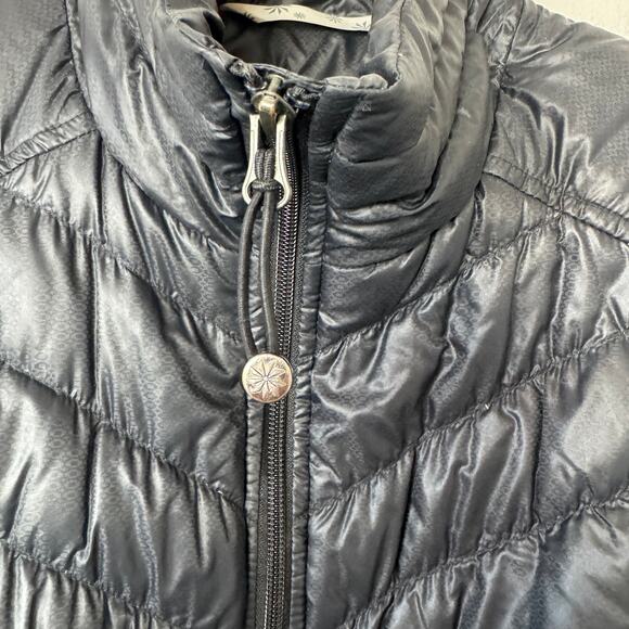 Athleta Black Puffer Vest Goose Down - Picture 2 of 10